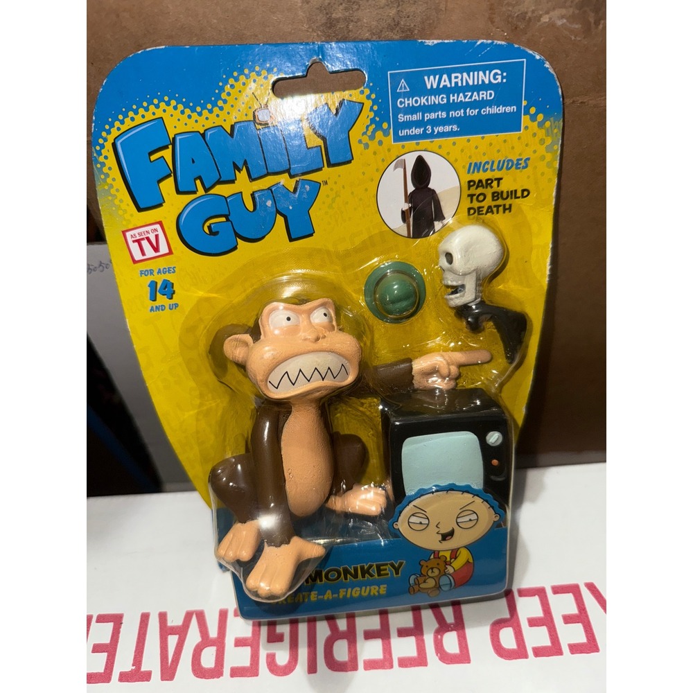 Family Guy Evil Monkey Create-A-Figure Action Figure with Death Part 2011 Sealed